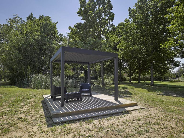 Pergola autoportée style kiosque de jardin – Cugnaux (31)