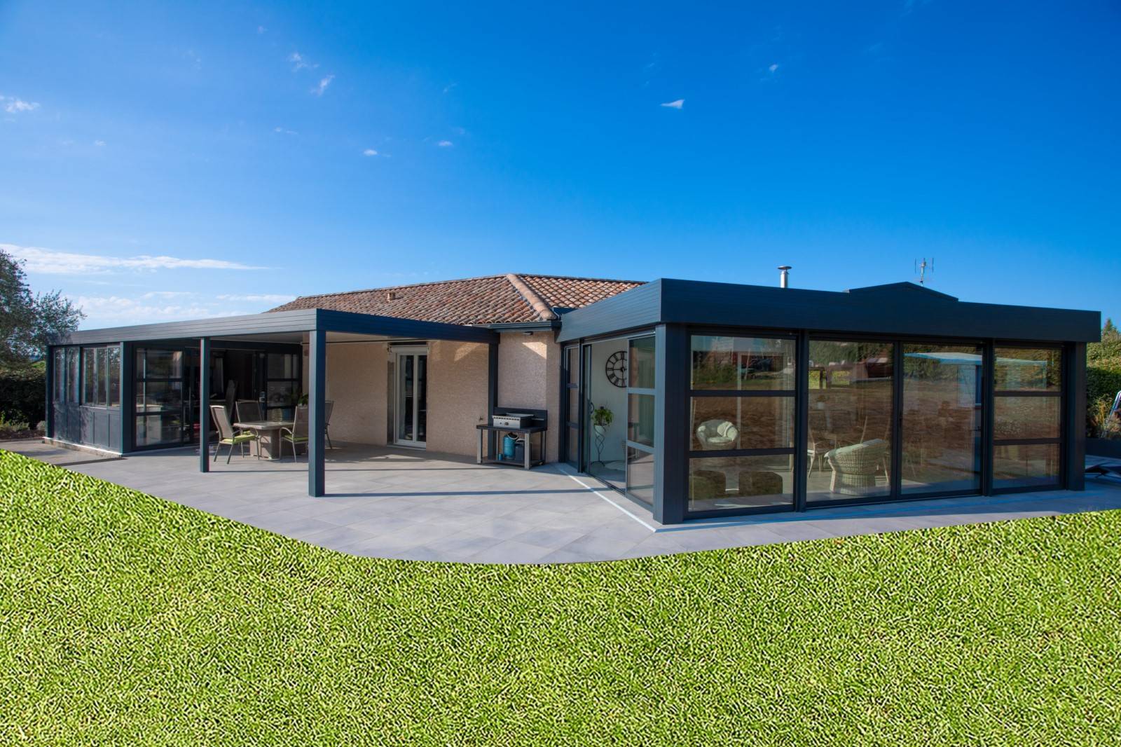 Extension EQUINOXE d&rsquo;une habitation à Lasserre