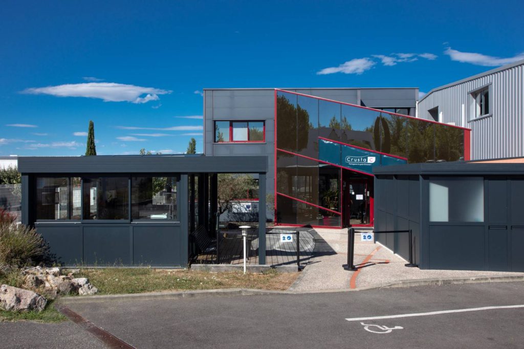 Extension pergola salle de repos d'une usine à l'Isle Jourdain