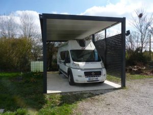 Carport sur mesure autoportant camping-car à Escalquens (31)
