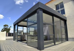 Extension type véranda pour agrandissement de salon à Plaisance-du-Touch (31)