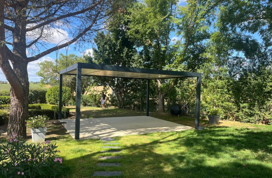 Carport sur mesure en aluminium Gers proche de Toulouse et de Colomiers