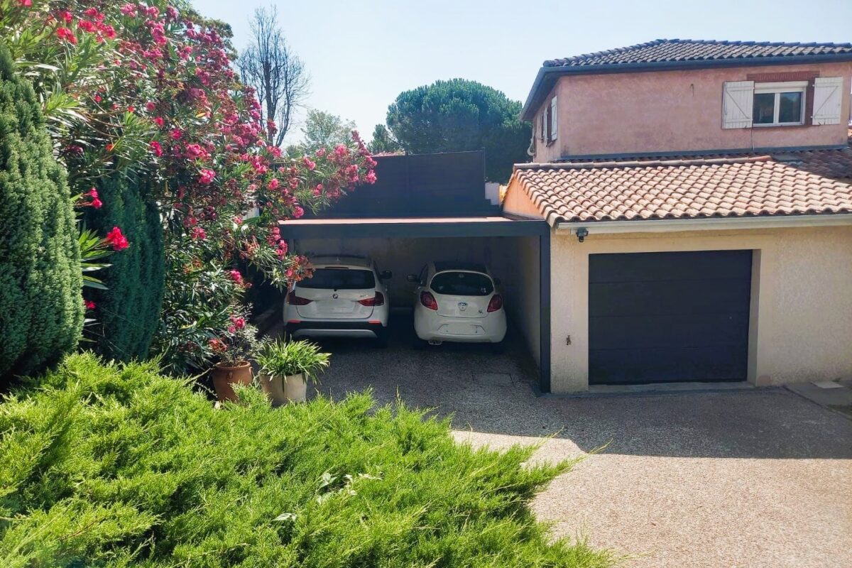 abriter 2 voitures avec un caport en aluminium sur mesure gers toulouse colomiers blagnac