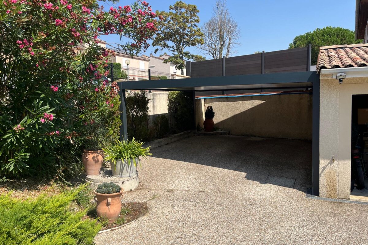 carport abri de voitures pour 2 véhicules gers toulouse colomiers