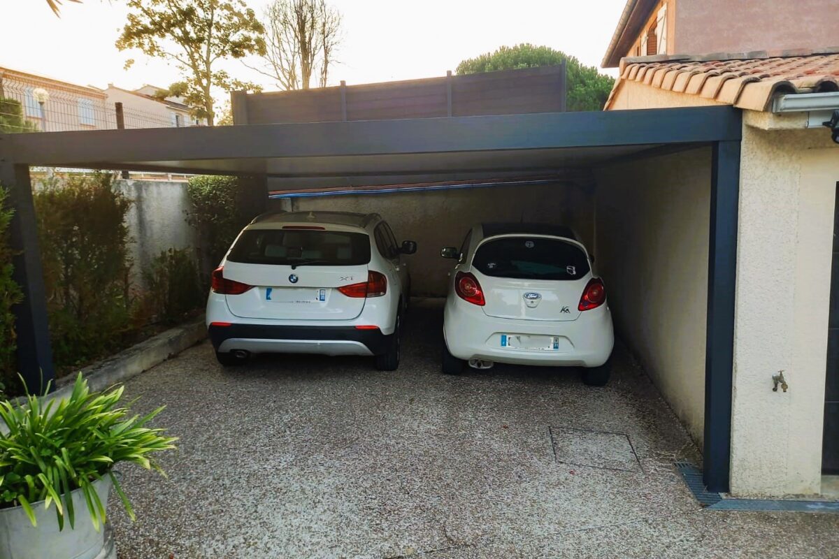 carport aluminium sur mesure fabrication française gers toulouse blagnac colomiers