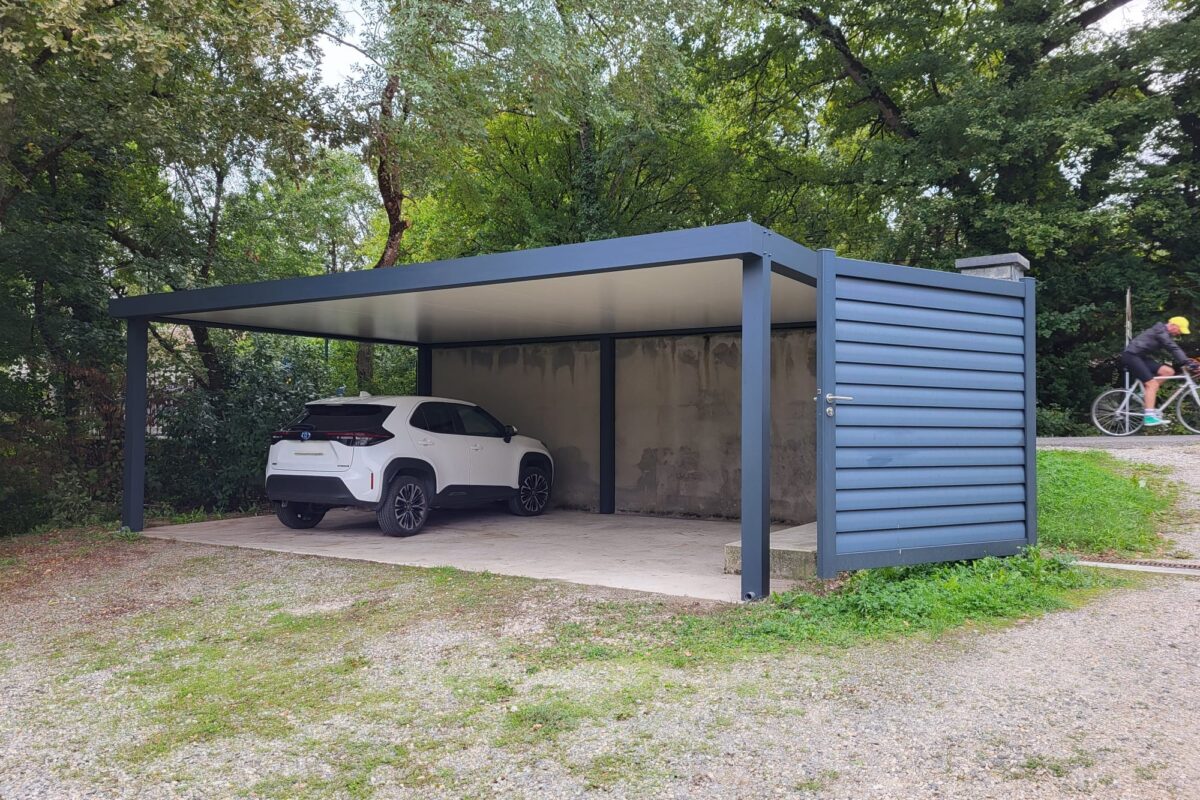 carport deux voitures pour abriter 2 véhicules sur mesure en alu gers toulouse