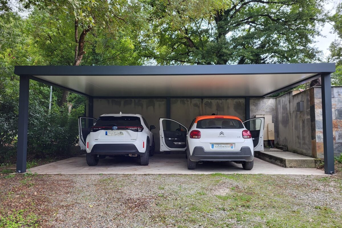 carport double pour deux voitures gers toulouse