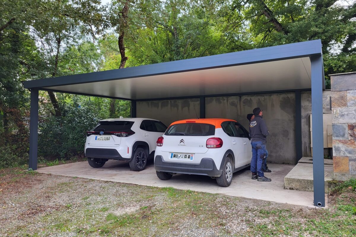 double carport abriter deux voitures gers toulouse