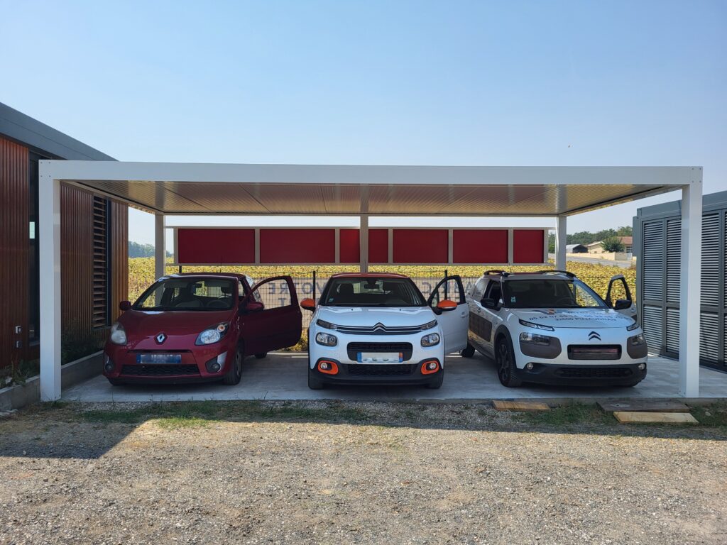 Carport 3XL pour 3 voitures 7600 x 5000 mm Gers et Toulouse