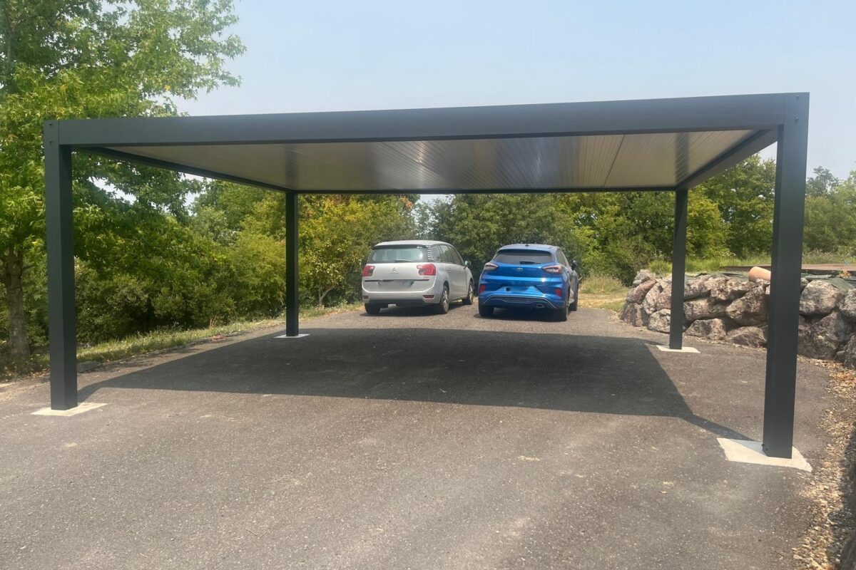 carport double abri voitures pour 2 véhicules gers toulouse