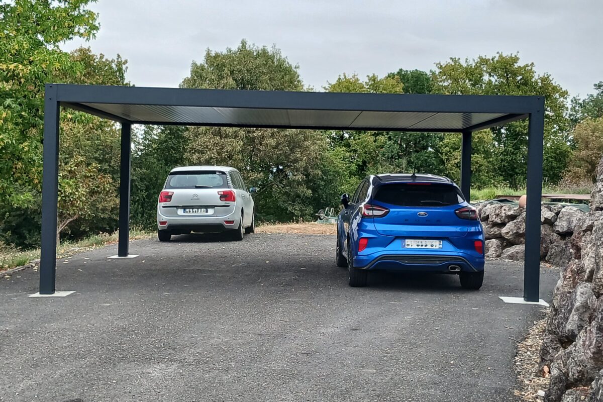 carport double xxl 4 poteaux gers toulouse