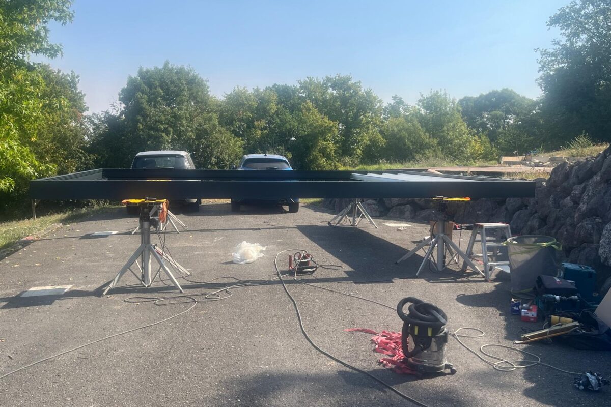 chantier pose d'un abri voiture carport xxl gers toulouse