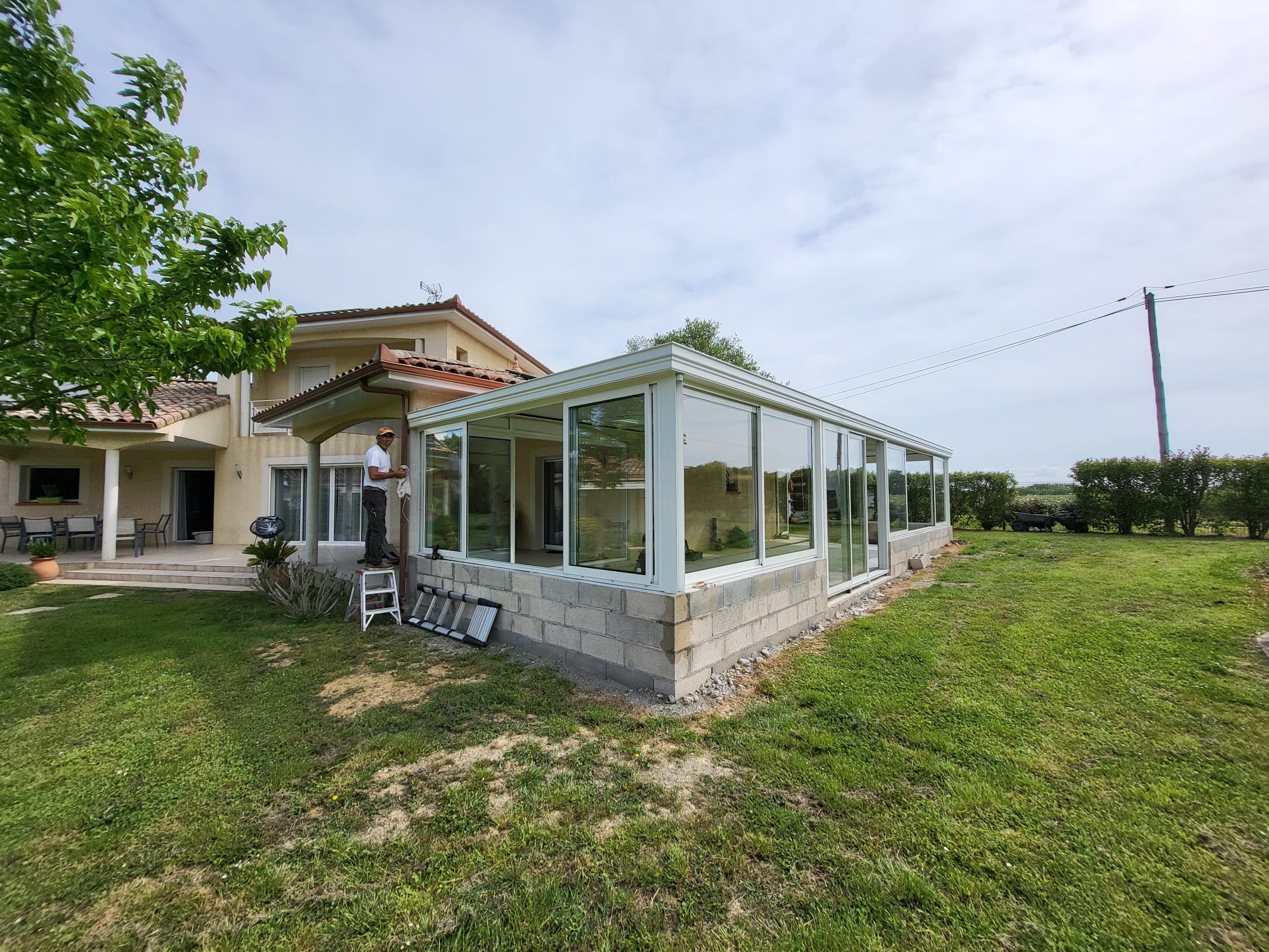 veranda blanche sur mesure toulouse